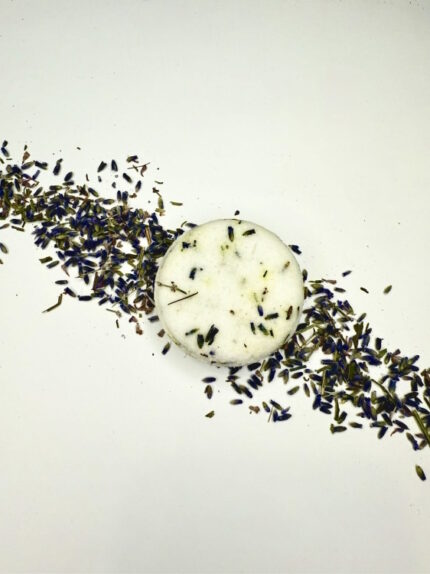 Shower steamer (1szt.) WYCISZENIE - lawenda, mentol - w bawełnianym woreczku